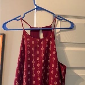 Maroon dress